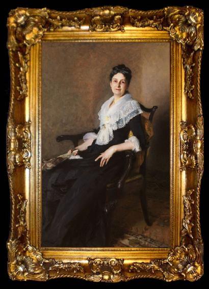 framed  John Singer Sargent Elizabeth Allen Marquand (Mrs.Henry G.Marquand) (mk18), ta009-2
